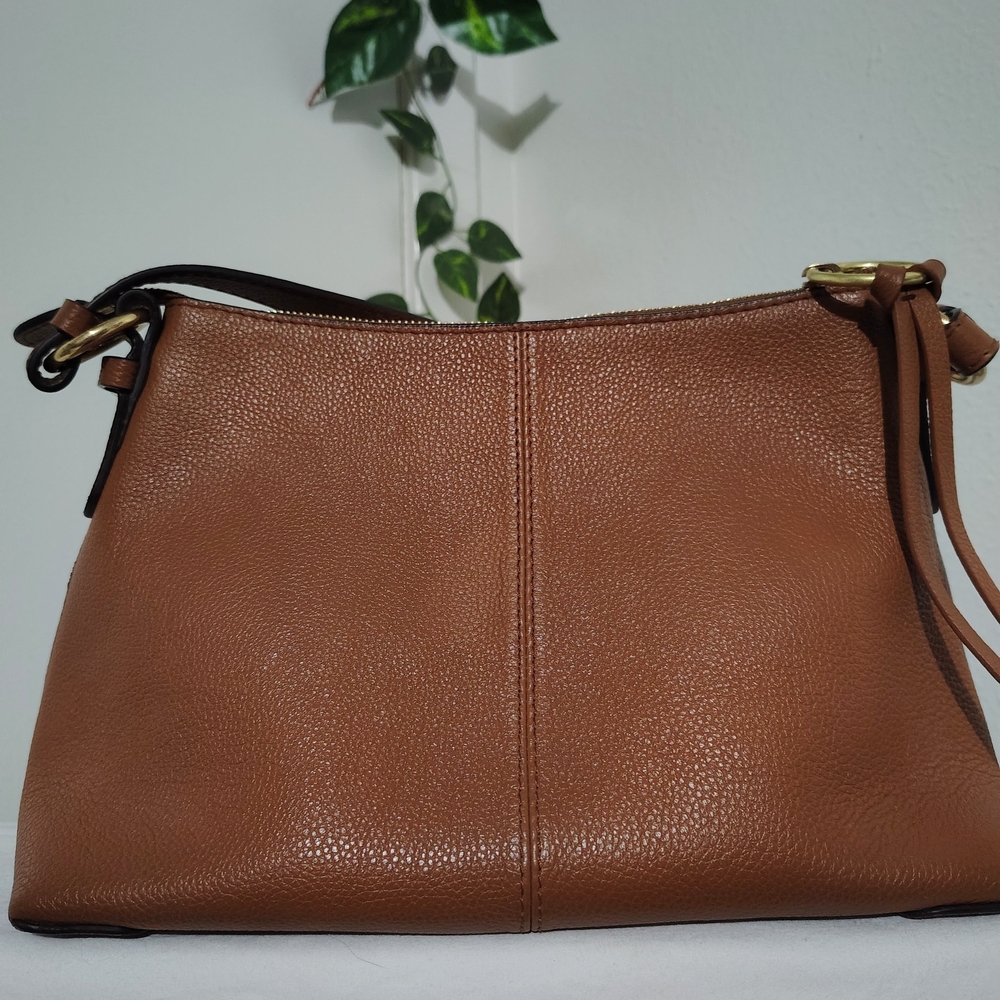 See By Chloe | Joan Small Suede/Leather Brown Crossbody Bag - Picture 4 of 6
